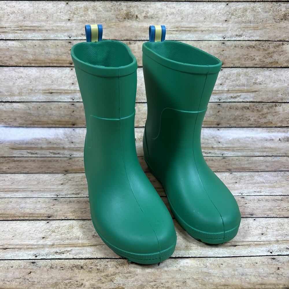 Totes Green Everywear Lightweight Rain Boots Toddler Fishing Boating US 11/12